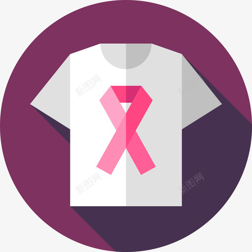 衬衫世界癌症意识日平装图标svg_新图网 https://ixintu.com 世界癌症意识日 平装 衬衫