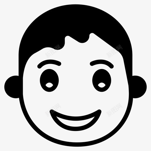 汗表情脸图标svg_新图网 https://ixintu.com 微笑 快乐 汗 笑脸和表情符号第一卷 脸 表情