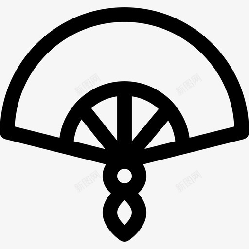 风扇嘉年华7直线型图标svg_新图网 https://ixintu.com 嘉年华7 直线型 风扇