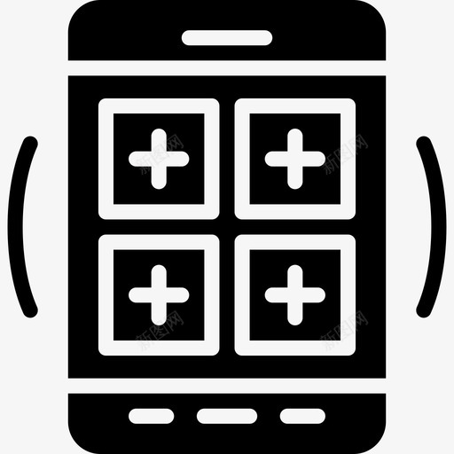 智能手机用户界面mobile4固态图标svg_新图网 https://ixintu.com 固态 智能手机 用户界面mobile4