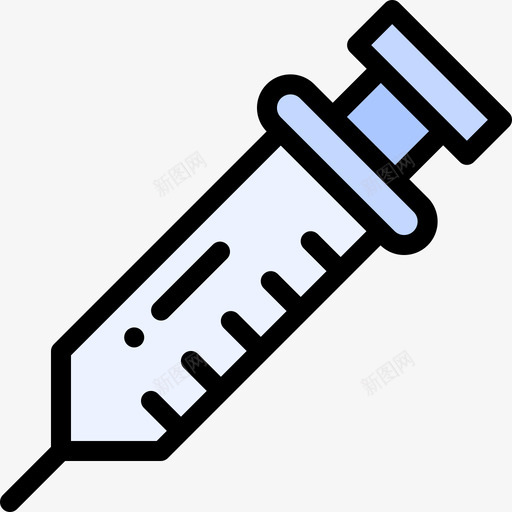 注射器药房13线性颜色图标svg_新图网 https://ixintu.com 注射器 线性颜色 药房13