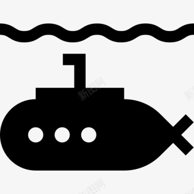 潜艇运输53装满图标图标