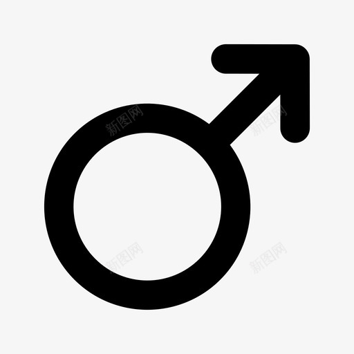 男性男孩性别图标svg_新图网 https://ixintu.com 基本图标 性别 男孩 男性 符号