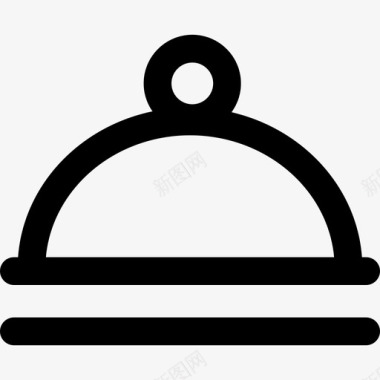食物厨房32线性图标图标