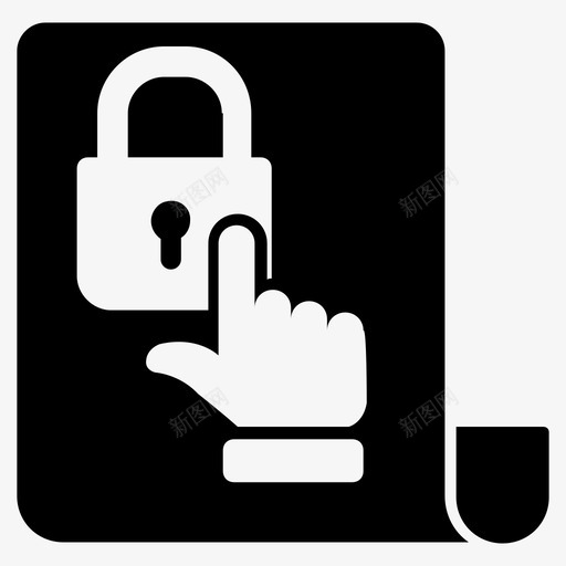 文件安全性数据安全性文件夹安全性图标svg_新图网 https://ixintu.com 受保护数据 数据安全性 文件夹安全性 文件安全性 网络托管字形图标 锁定文件