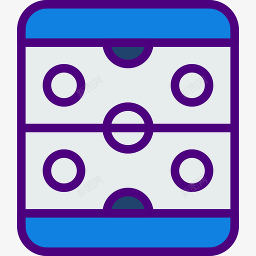 冰球运动73线性颜色图标svg_新图网 https://ixintu.com 冰球 线性颜色 运动73