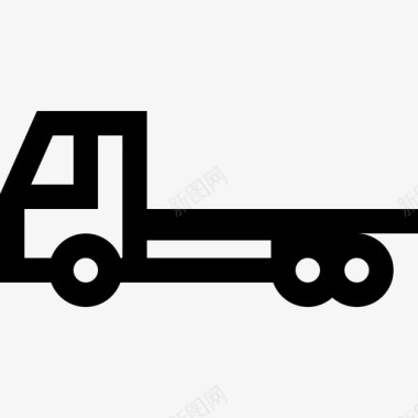 卡车运输54直线图标图标