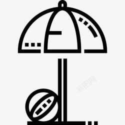 热带伞伞热带11线状图标高清图片