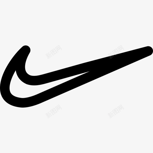 Nike徽标503直线图标svg_新图网 https://ixintu.com Nike 徽标503 直线