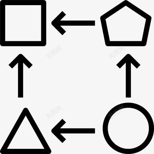 外形生活技能线条图标svg_新图网 https://ixintu.com 外形 生活技能 线条