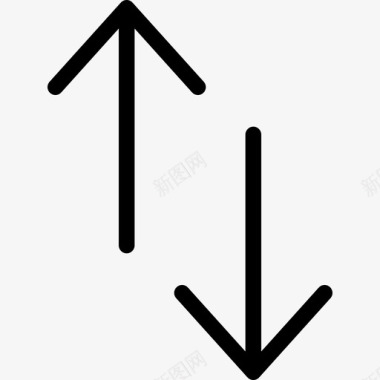 箭头接口25线形图标图标