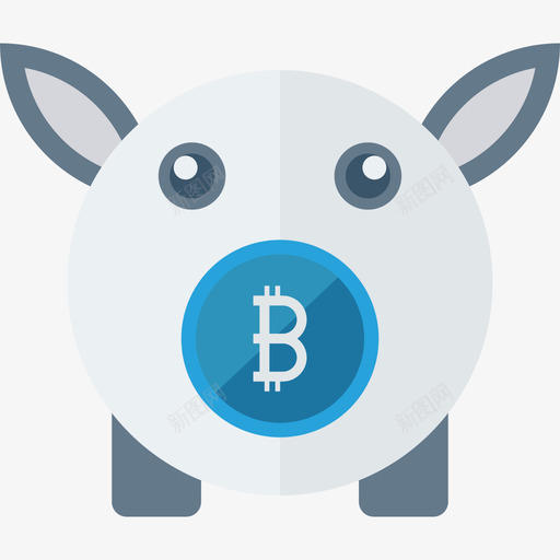 PiggyBank比特币区块链加密货币扁平图标svg_新图网 https://ixintu.com PiggyBank 扁平 比特币区块链加密货币