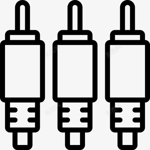 插孔电缆pc组件2线性图标svg_新图网 https://ixintu.com pc组件2 插孔电缆 线性