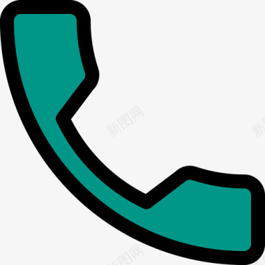 电话移动电话10线颜色图标图标