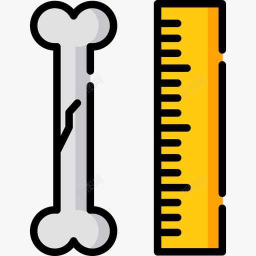 骨考古学14线颜色图标svg_新图网 https://ixintu.com 线颜色 考古学14 骨