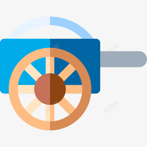 马车中世纪15平车图标svg_新图网 https://ixintu.com 中世纪15 平车 马车
