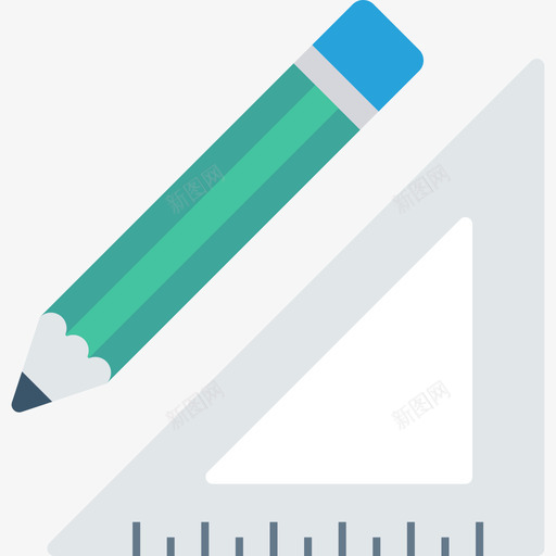 铅笔商务和办公16扁平图标svg_新图网 https://ixintu.com 商务和办公16 扁平 铅笔