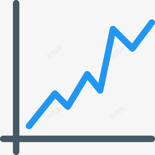 折线图业务图和图表5平面图图标svg_新图网 https://ixintu.com 业务图和图表5 平面图 折线图