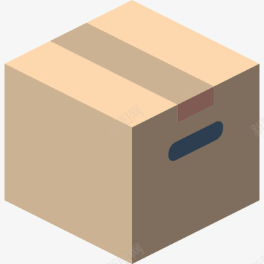 包装和运输箱2扁平图标图标