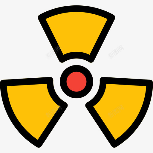 核工业34线色图标svg_新图网 https://ixintu.com 核工业34线色