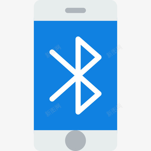 蓝牙通信15平坦图标svg_新图网 https://ixintu.com 平坦 蓝牙 通信15