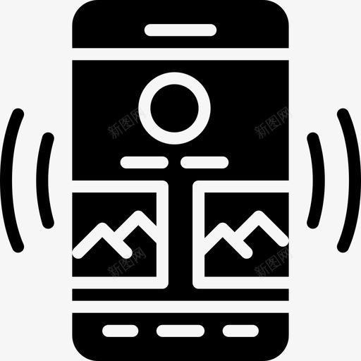 智能手机用户界面mobile4固态图标svg_新图网 https://ixintu.com 固态 智能手机 用户界面mobile4