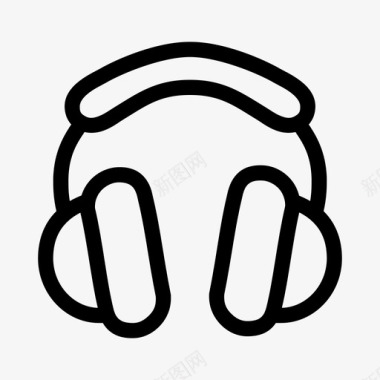 耳机aux音乐图标图标