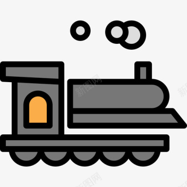 火车旅行81线颜色图标图标