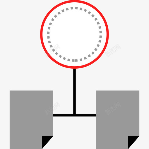 网络数据组织2平面图标svg_新图网 https://ixintu.com 平面 数据组织2 网络