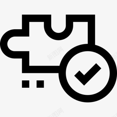 益智运动和游戏线性图标图标