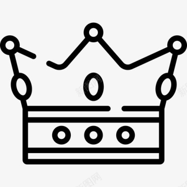皇冠中世纪20直纹图标图标