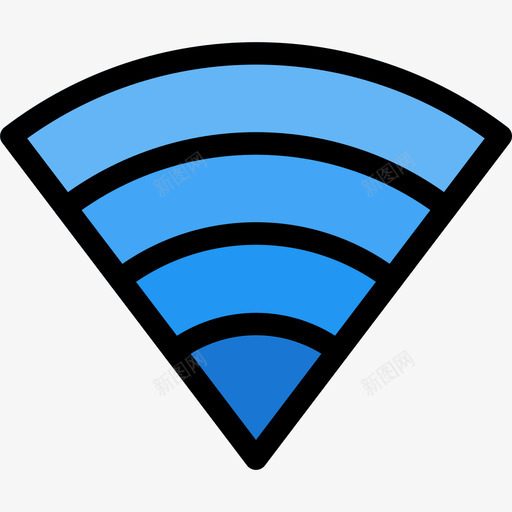 Wifi移动10线性彩色图标svg_新图网 https://ixintu.com Wifi 移动10 线性彩色