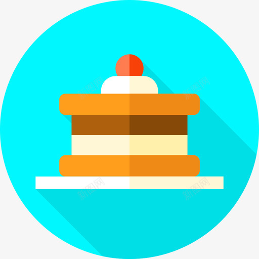 蛋糕甜点和糖果2个平的图标svg_新图网 https://ixintu.com 平的 甜点和糖果2个 蛋糕