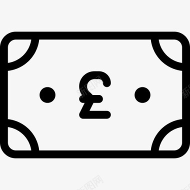 英镑货币直系货币图标图标