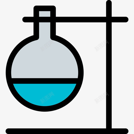 烧瓶科学51线性颜色图标svg_新图网 https://ixintu.com 烧瓶 科学51 线性颜色