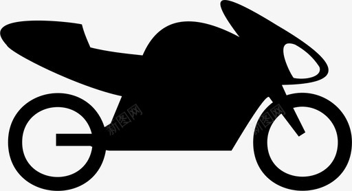 汽车摩托车运动自行车图标svg_新图网 https://ixintu.com 交通工具 摩托车 汽车 运动自行车
