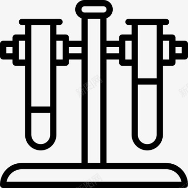 试管科学17线性图标图标