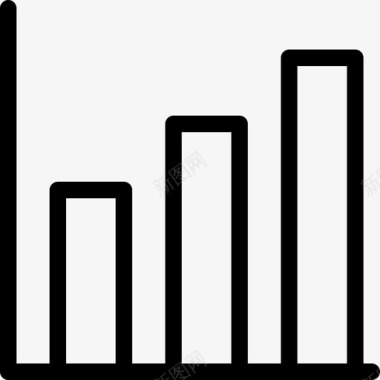 利润图表10线性图标图标