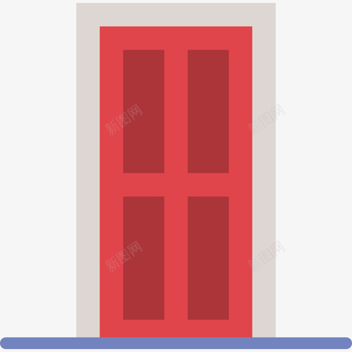 门家具和家居5平的图标svg_新图网 https://ixintu.com 家具和家居5 平的 门