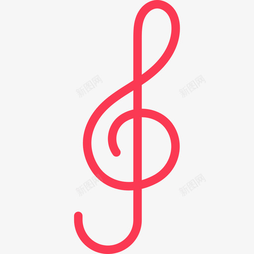 谱号音乐和乐器5平调图标svg_新图网 https://ixintu.com 平调 谱号 音乐和乐器5