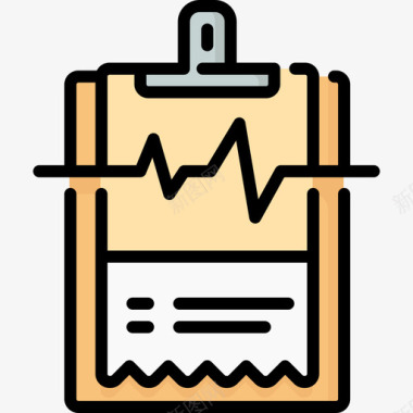 心电图医学47线颜色图标图标