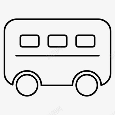 货车公共汽车车辆图标图标