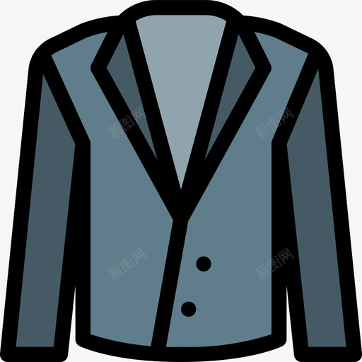 外套衣服和附件2线性颜色图标svg_新图网 https://ixintu.com 外套 线性颜色 衣服和附件2