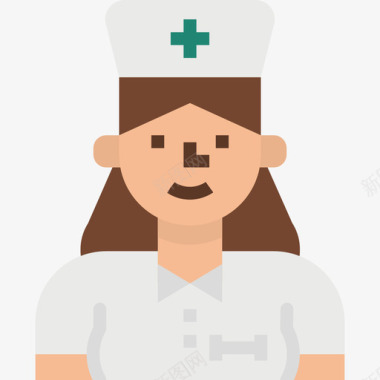 护士医疗100公寓图标图标