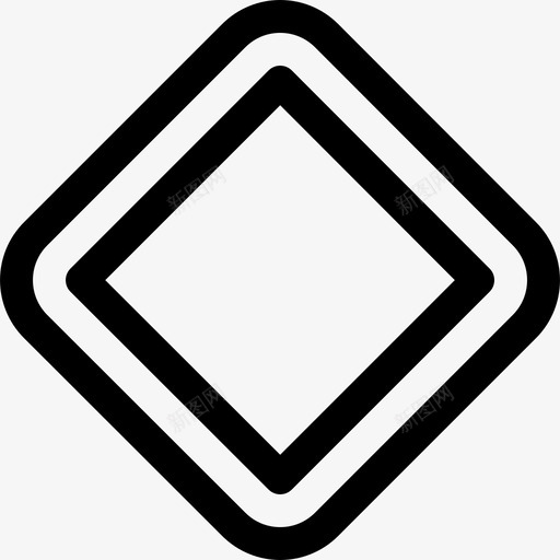 道路交通标志3线形图标svg_新图网 https://ixintu.com 交通标志3 线形 道路