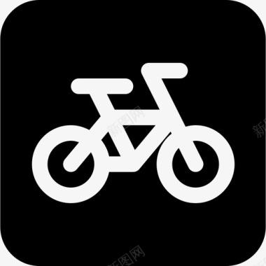 自行车道交通标志2已填充图标图标