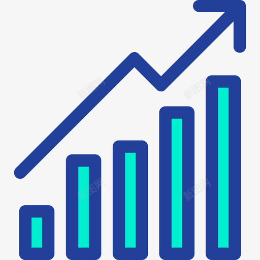 利润银行和金融15线性颜色图标svg_新图网 https://ixintu.com 利润 线性颜色 银行和金融15