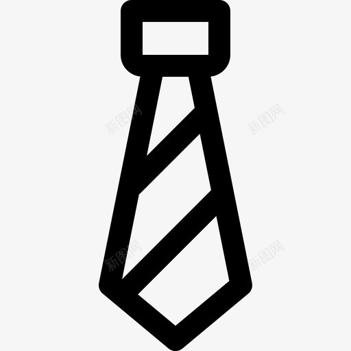 领带衣服36直线型图标svg_新图网 https://ixintu.com 直线型 衣服36 领带
