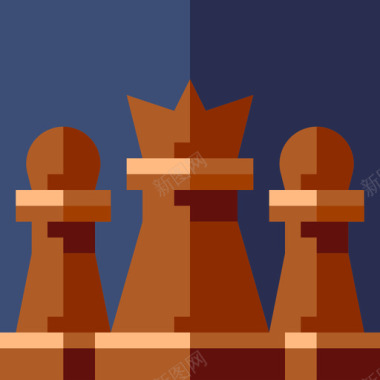 国际象棋运动28平局图标图标