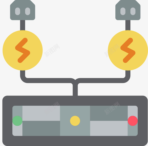 服务器网络和数据库12扁平图标svg_新图网 https://ixintu.com 扁平 服务器 网络和数据库12